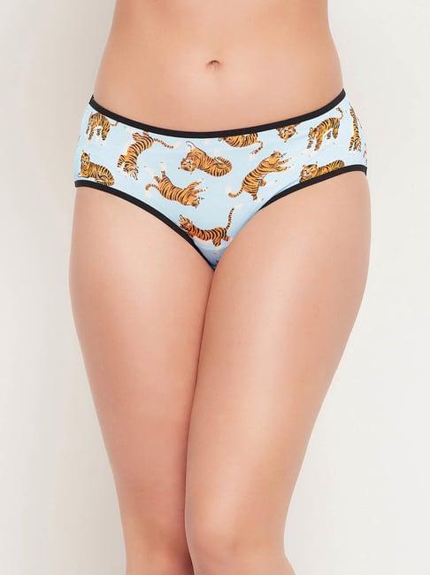 clovia off white printed panty