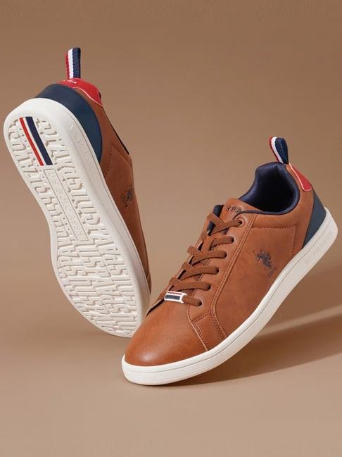 u.s. polo assn. men's stefan tan casual sneakers