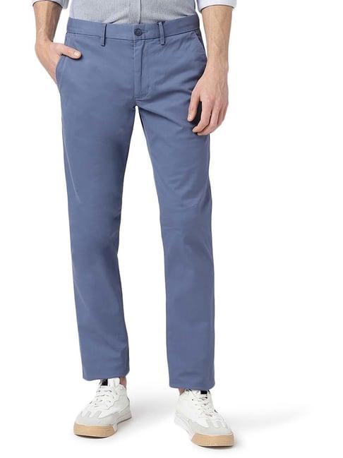 tommy hilfiger faded indigo slim fit chinos