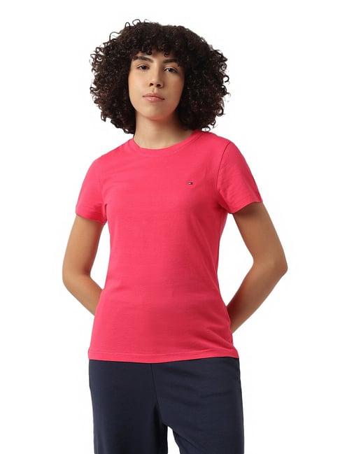 tommy hilfiger pink splendor slim fit t-shirt