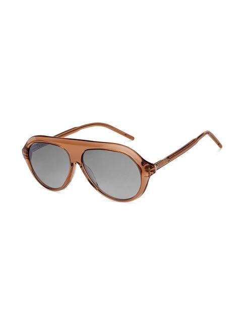 john jacobs grey aviator unisex sunglasses