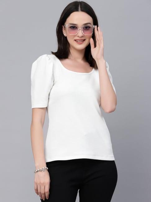 style quotient white top