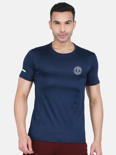 rock.it blue smart fit printed t-shirt