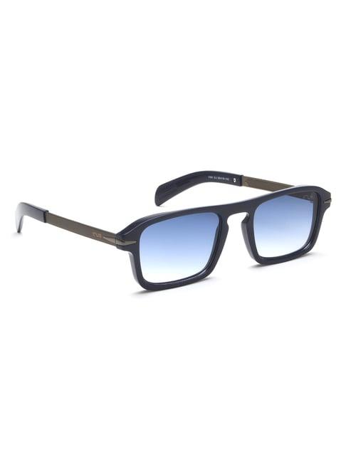 irus by idee blue rectangular sunglasses for men