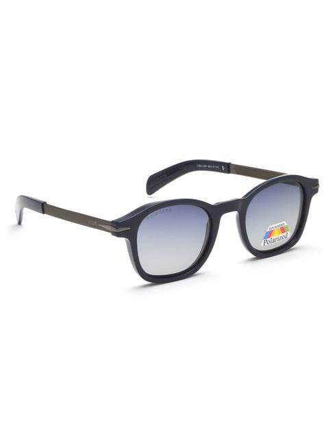 irus by idee blue square sunglasses for men