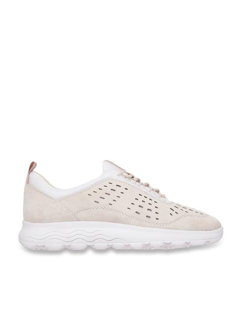 geox women's d spherica cream running shoes