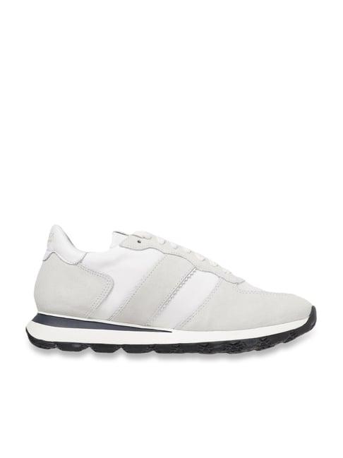 geox men's u spherica vseries off white casual sneakers