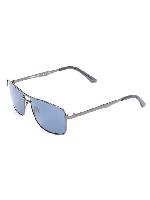 skechers blue aviator sunglasses for men