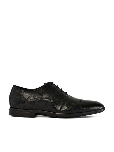 ruosh men's black oxford shoes