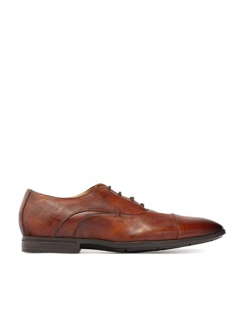 ruosh men's brown oxford shoes