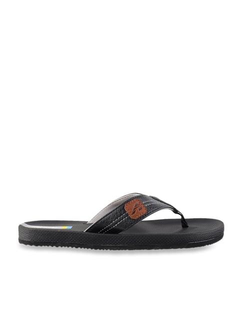 activ by mochi men's black flip flops