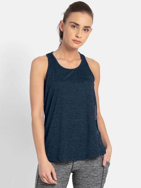 jockey blue textured tank top