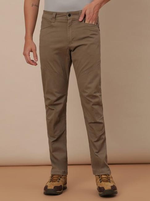 wrangler morel straight fit trousers