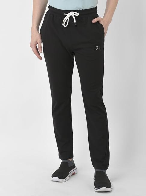 crimsoune club black regular fit trackpants