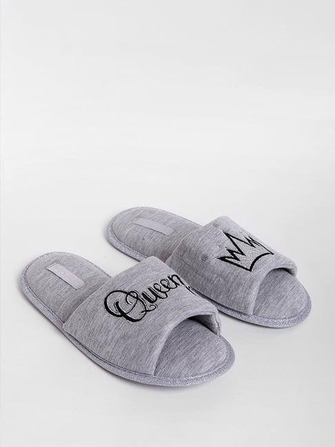 luna blu by westside grey slides