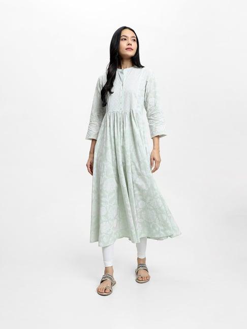 utsa by westside mint green kurta