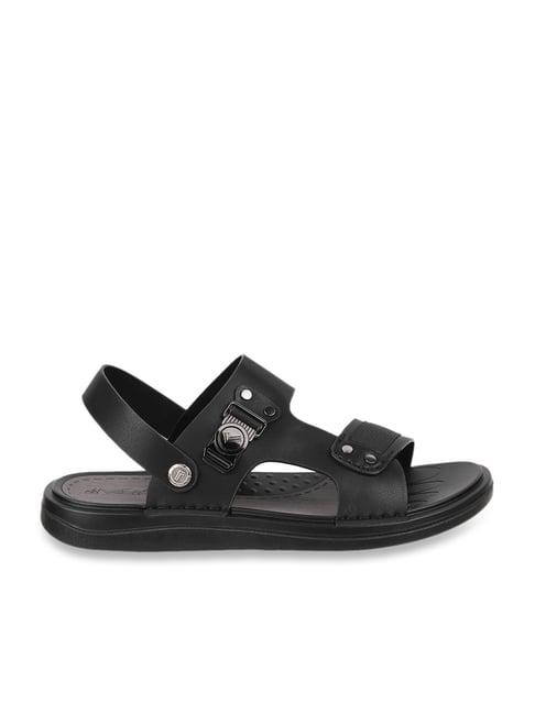 da vinchi by metro men's black back strap sandals