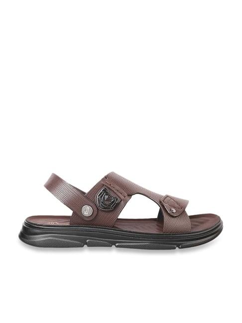 da vinchi by metro men's brown back strap sandals