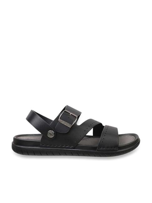 da vinchi by metro men's black back strap sandals