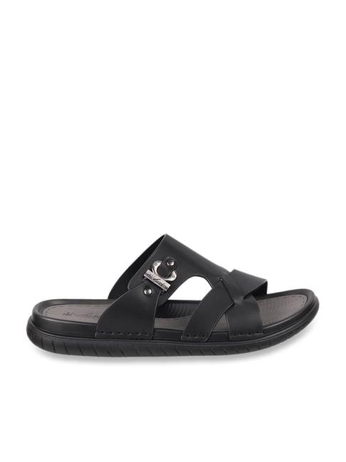 da vinchi by metro men's black casual sandals