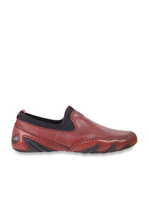 metro men's wine casual loafers