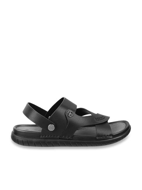 da vinchi by metro men's black back strap sandals