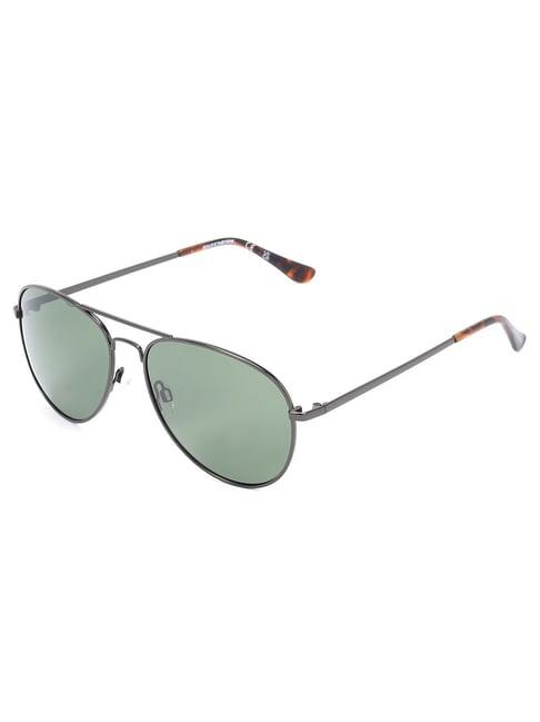 skechers green aviator uv protection sunglasses for men