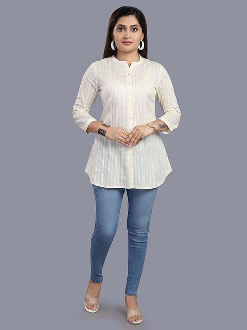 cotton culture white tunic