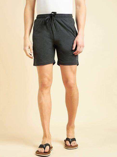 sweet dreams charcoal regular fit lounge shorts