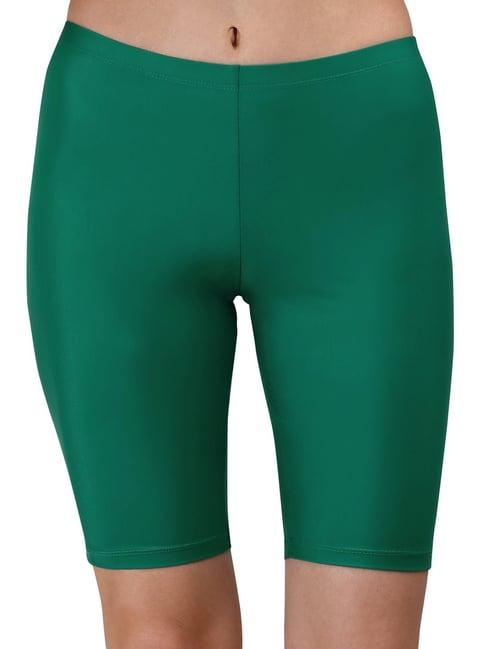 soie green cycling shorts