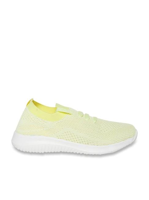 forever glam by pantaloons women's yellow running shoes