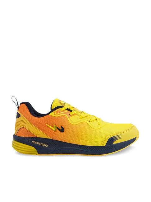 campus men's fanshoe-2 yellow running shoes