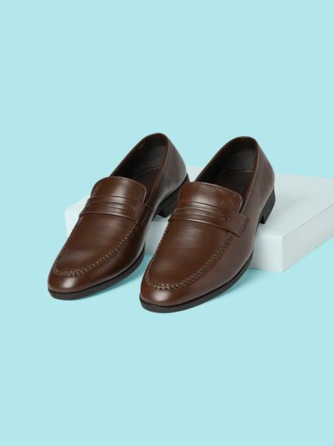 byford by pantaloons men's brown formal loafers