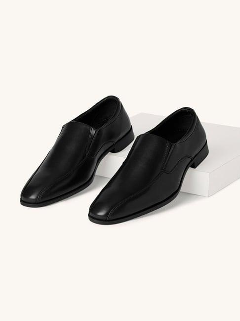 byford by pantaloons men's black formal loafers