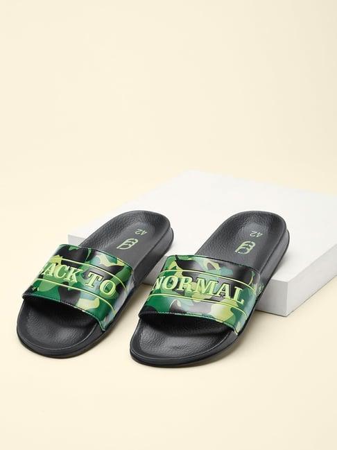 ajile by pantaloons men's multicolor slides