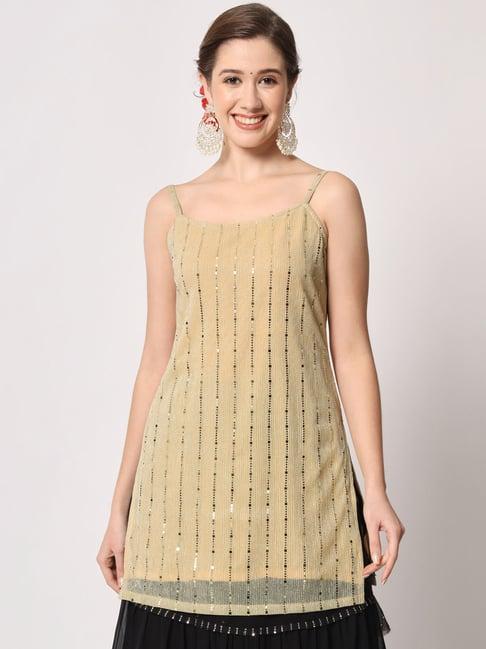 studiorasa gold embellished straight kurti