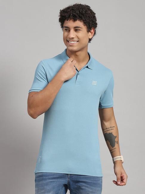 rock.it blue smart fit polo t-shirt