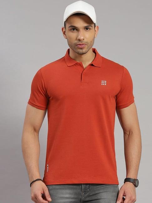 rock.it rust smart fit polo t-shirt