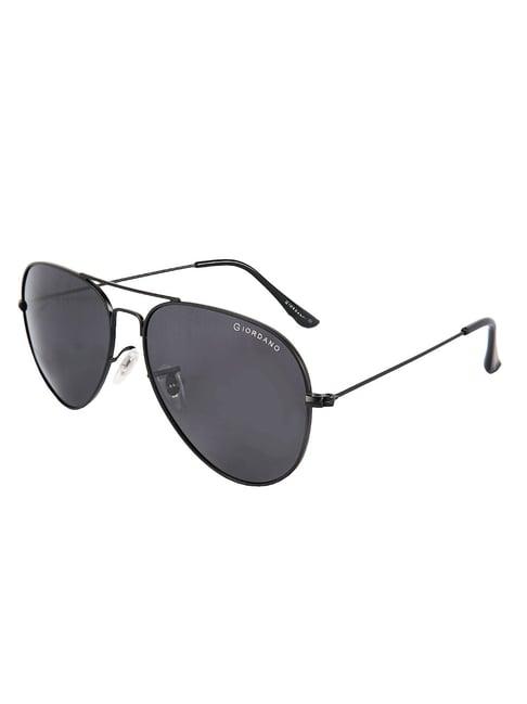 giordano grey pilot unisex sunglasses