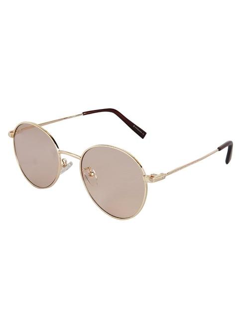 giordano brown round unisex sunglasses