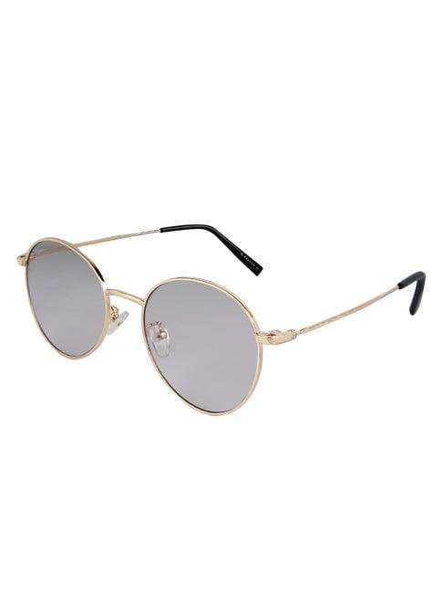 giordano grey round unisex sunglasses