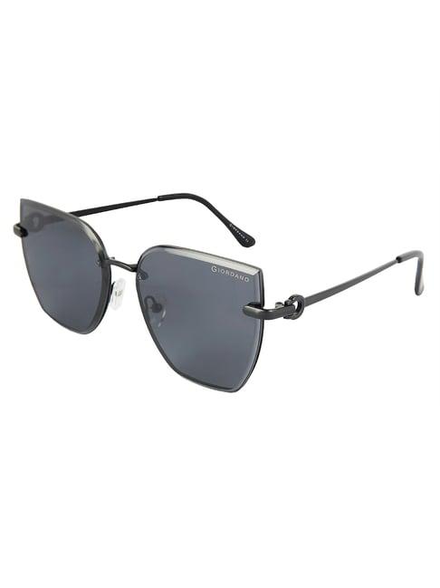 giordano grey cat eye sunglasses for women