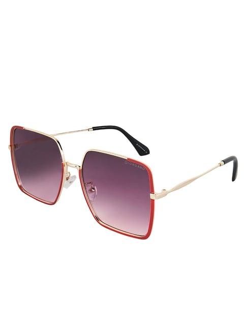 giordano red square sunglasses for women