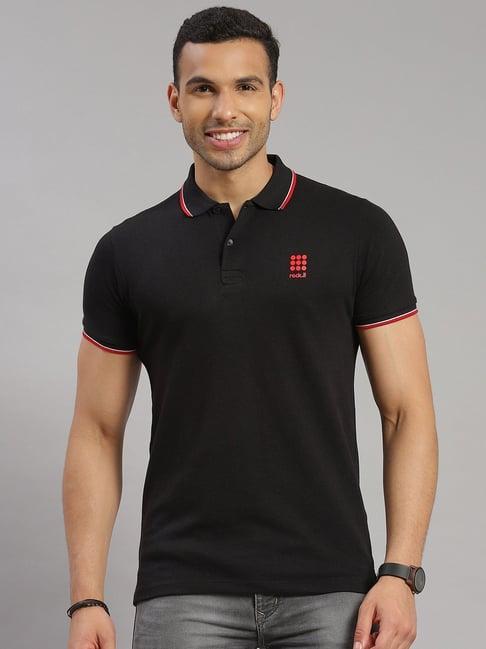 rock.it black smart fit polo t-shirt