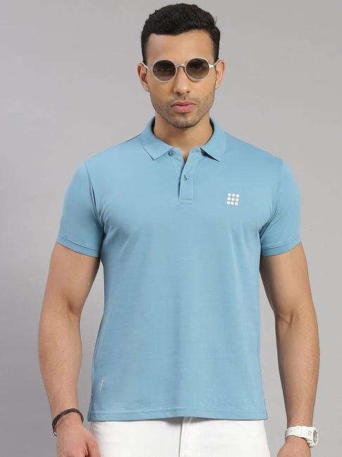 rock.it blue smart fit polo t-shirt