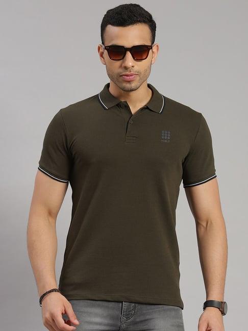 rock.it olive smart fit polo t-shirt