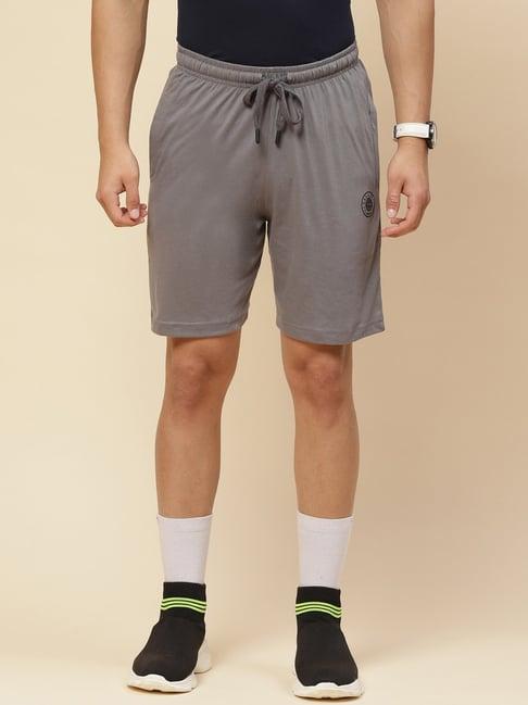 cloak & decker by monte carlo stone grey regular fit shorts