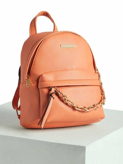 forever glam by pantaloons coral medium backpack