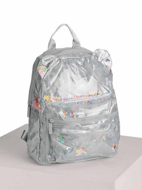 pantaloons junior grey medium backpack