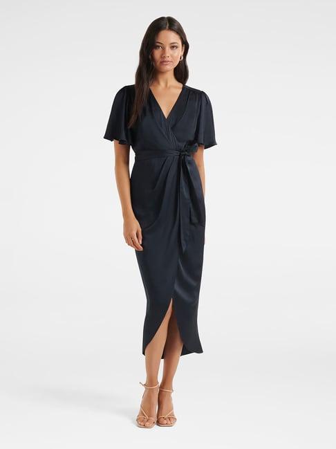 forever new navy wrap dress